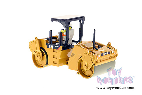 Diecast Masters - Caterpillar CB-534D XW Vibratory Asphalt Compactor - Core Classics Series (1/50 scale diecast model car, Yellow) 85132